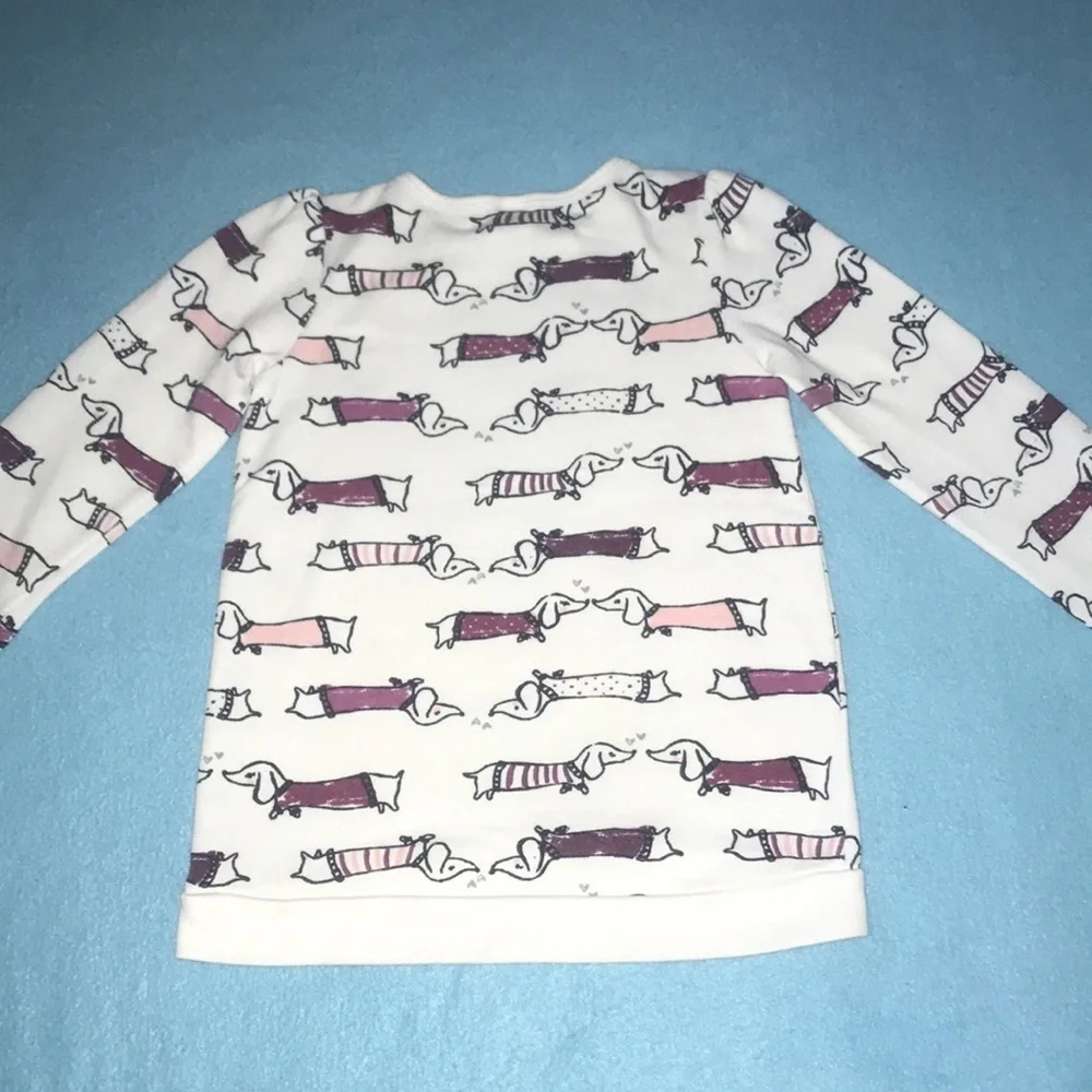 GYMBOREE dachshund dog print long sleeve size 5T